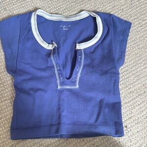 Urban Outfitters Ribbed V Neck